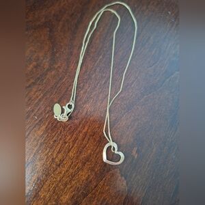 Gold Heart Pendant Necklace